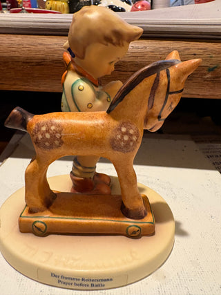Goebel Hummel "De Fromme Reitersmann" prayer before battle) 4"