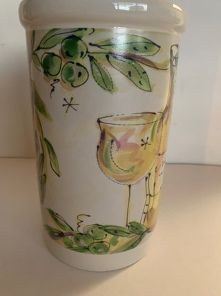 Calif Pantry Ceramic Crock 8 1/2”