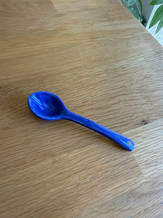 Small Ceramic Blue Spoon