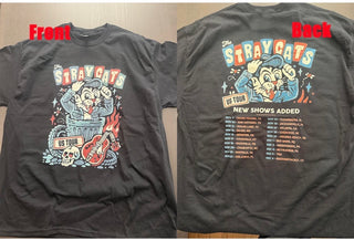 The Stray Cats 2026 US Fall Tour November 9 Size L