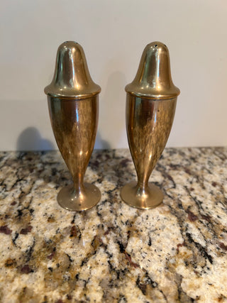 Brass Salt and Pepper Shakers