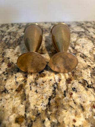 Brass Salt and Pepper Shakers