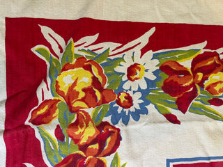 MCM  Floral Tablecloth