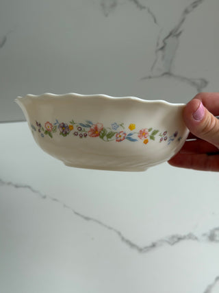 Vintage Arcopal France Victoria Bowl