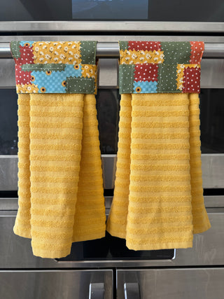 Hanging Kitchen Towel - Harvest Patchwork