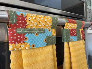 Hanging Kitchen Towel - Harvest Patchwork