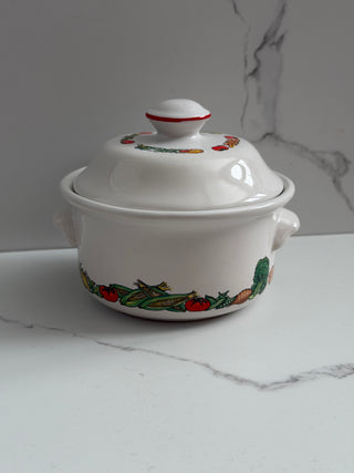 Vintage 1996 Campbell’s Soup Lidded Crock Bowl