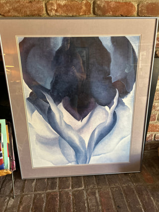 PG-Georgia O’Keefe Iris Print in Silver Frame