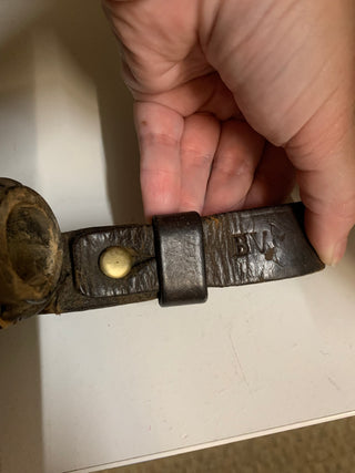 European Military Flask with hand painting 1873