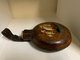European Military Flask with hand painting 1873