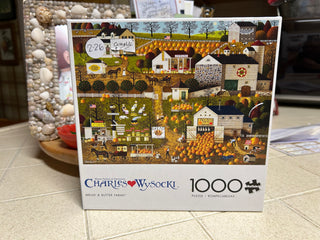 PG-Vintage Charles Wysocki Bread  & Butter Farms 1000 piece puzzle