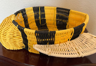 Resin Wicker Serving Basket