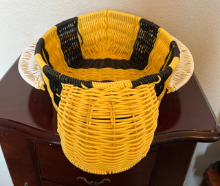 Resin Wicker Serving Basket