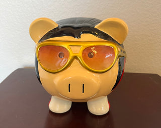 Vintage Elvis Presley Piggy Bank