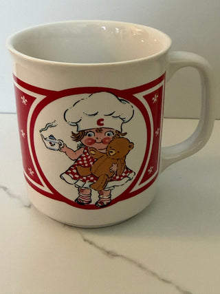 Vintage 1993 Campbell’s Soup Kids Chef & Teddy Bear Ceramic Mug