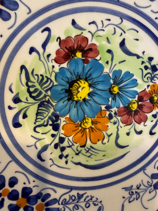 VTG Platart Spanish Folk Art Pottery Plate