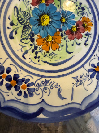 VTG Platart Spanish Folk Art Pottery Plate