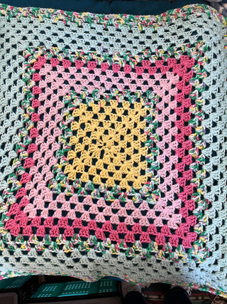 Small Crochet Blanket Pastel