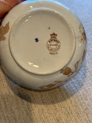 Antique Ridgways England Saskia Lidded Dish