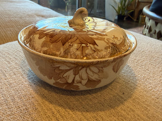 Antique Ridgways England Saskia Lidded Dish