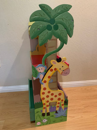 Safari Kids Bookshelf W/drawer