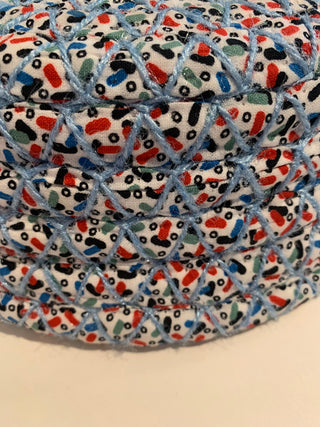 Handmade Rope Basket w/handles 10”