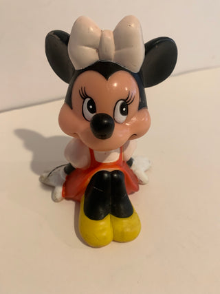 Vntg 4.5” Minnie rubber squeak toy