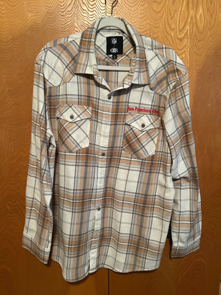 PG-Flannel Plaid 49ers LS Shirt