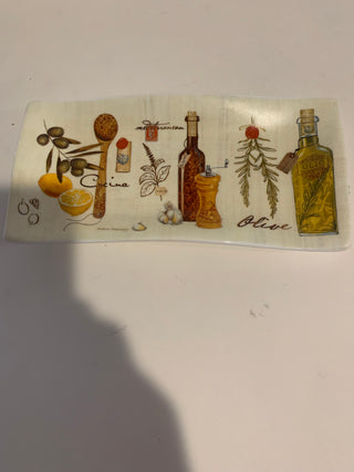 Cypress ceramic 8.5x4.5” dish