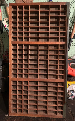 PG-Vintage Wooden Printers Drawer