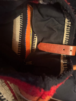 McFadin Sisters Two Bar West Southwestern Blanket Tote Navajo Bag