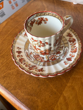 Vtge India Tree demitasse cup and saucer