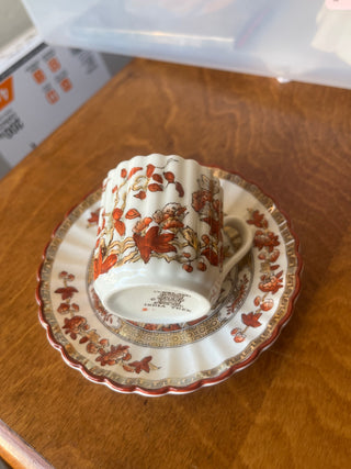 Vtge India Tree demitasse cup and saucer