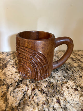 Tiki Wood Mug