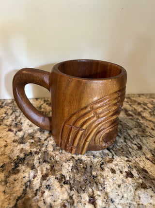 Tiki Wood Mug
