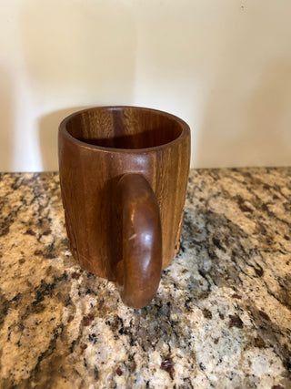 Tiki Wood Mug