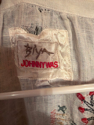 Johnny Was Simmie Blouse Embroidered XL