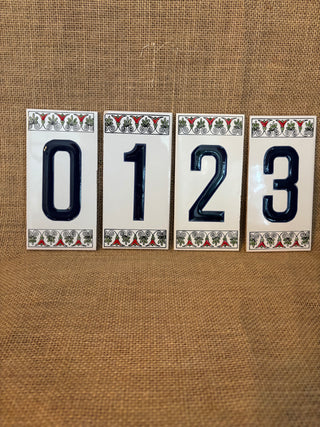 Number Tiles set of 4