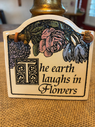 Ceramic Garden Plaque
