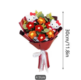 Sanrio Hello Kitty Bouquet Hello Kitty Crochet Daisy Bouquet
