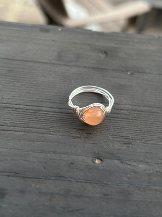 Size 7 light imperial jade ring