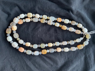Jay King Agate Necklace - 41" long