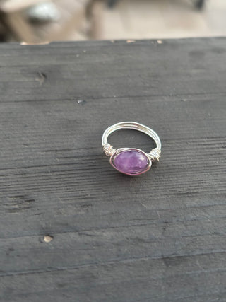 Size 6 amethyst ring