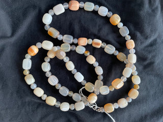 Jay King Agate Necklace - 41" long