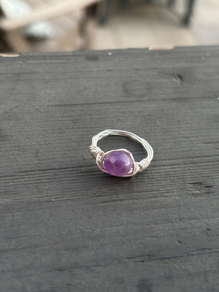 Size 5 amethyst ring