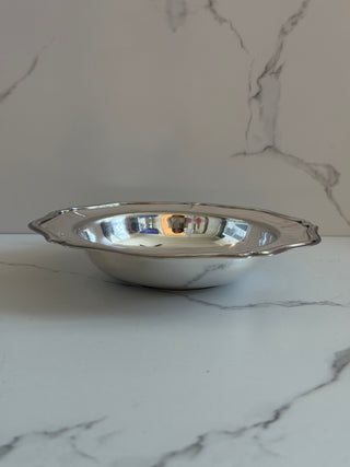 Vintage Sheridan Taunton Silversmiths Silver Plated Scalloped Bowl