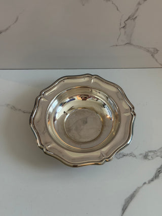 Vintage Sheridan Taunton Silversmiths Silver Plated Scalloped Bowl