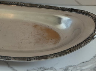Vintage Roger’s & Bro. Silver-plate Oval Bread Tray