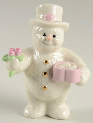 Rare Lenox 12 Months of Snowmen collection Valentines
