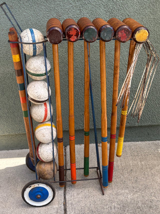 Vintage Croquet Set